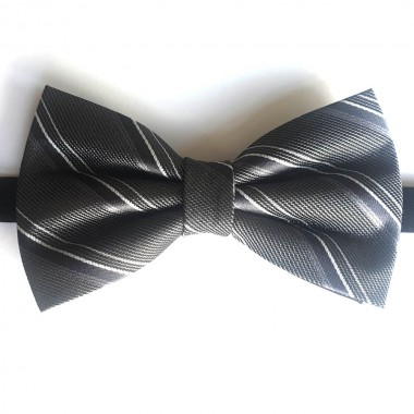 Papion gri, model cu dungi Elegant Trend