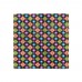 Set papion, batista, bretele, imprimeu "Traditional Multicolor"