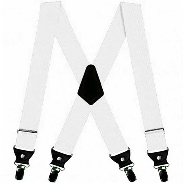  Bretele extra late albe, duble, 5cm