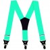 Bretele barbati verde menta, 4 cm