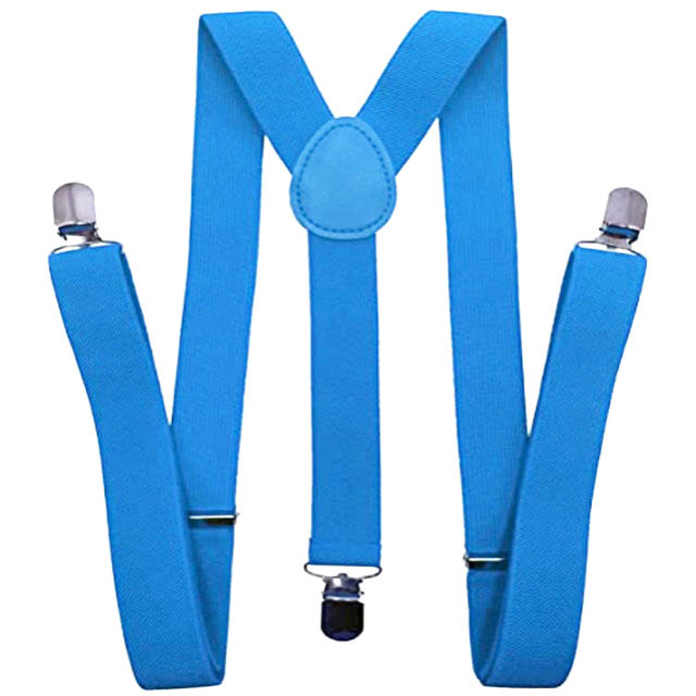 Bretele barbati, bleu, uni 152 