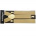 Set papion crem si bretele crem S008