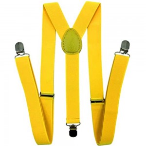 Bretele barbati galbene, 3.5cm
