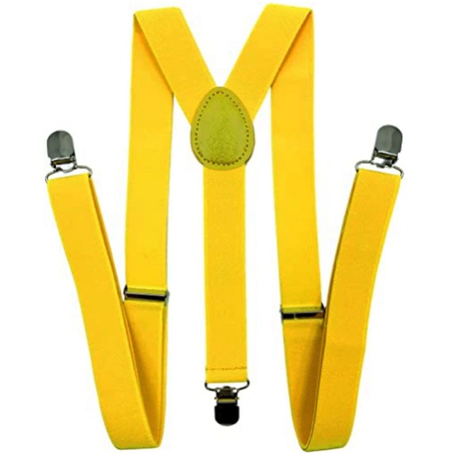 Bretele barbati galbene, 3.5cm