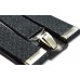 Bretele barbati negre model abstract alb 320