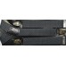 Bretele barbati negre model abstract alb 320