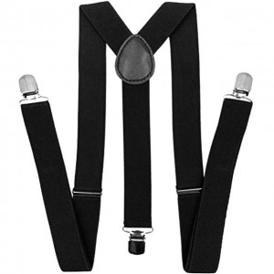 Bretele barbati, negre, 3.5 cm