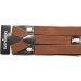Bretele barbati maro, 3.5cm