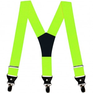  Bretele extra late simple, verde neon, 5 cm