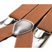 Bretele barbati maro, 3.5cm