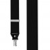 Bretele barbati, matase neagra, model Supreme Elegance
