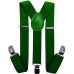 Bretele copii, verde, uni