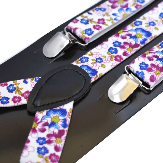 Bretele dama, model floral 1949