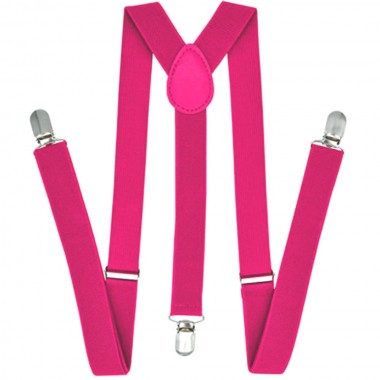 Bretele dama, roz fuchsia