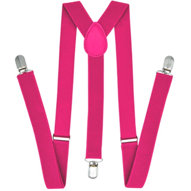 Bretele dama, roz fuchsia