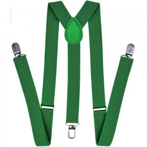 Bretele dama, verde brad, uni 121