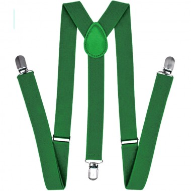 Bretele dama, verde brad, uni 121