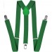 Bretele dama, verde brad, uni 121