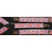 Bretele pantaloni roz cu floricele colorate 335