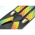 Bretele femei colorate cu buline negre 309