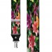 Bretele pantaloni personalizate, crini flori multicolore