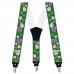 Bretele pantaloni personalizate, inimioare, flori de liliac