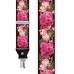 Bretele personalizate, model trandafiri roz