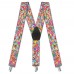 Bretele damă, personalizate, model “Floral Multicolor”