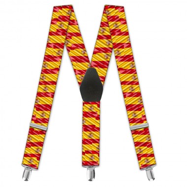 Bretele pantaloni, dama, design "Steagul Spaniei"