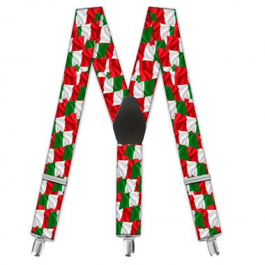 Bretele pantaloni, dama,  model "Steagul Italiei"