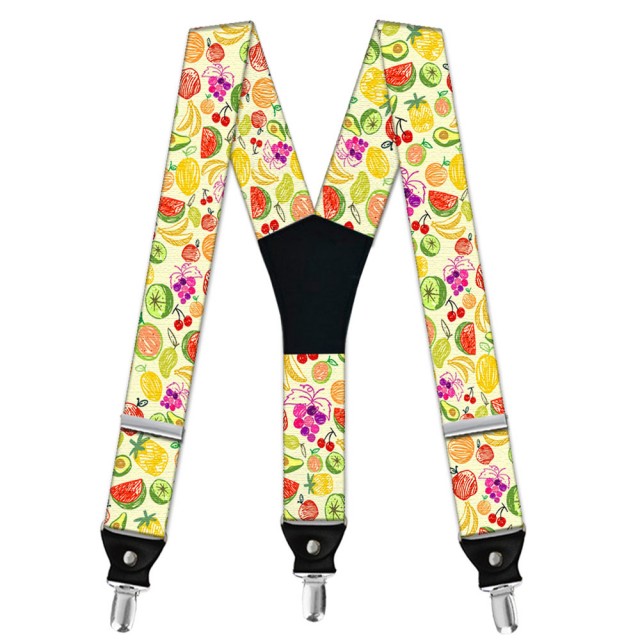 Bretele personalizate, model "Mix de Fructe"