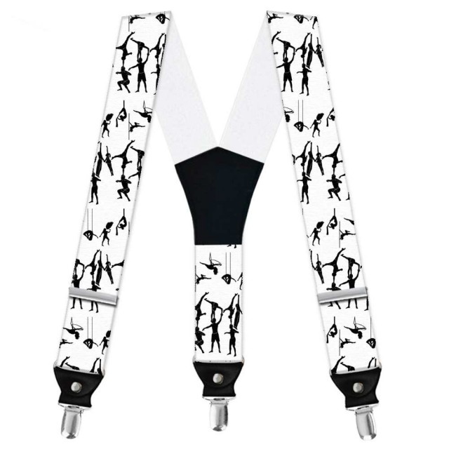 Bretele personalizate, model "Acrobatie"