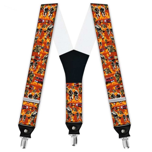Bretele personalizate "Pompier - Lupta cu Flăcările"