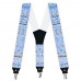 Bretele barbati personalizate, model, "Blue Airplane"