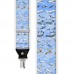 Bretele barbati personalizate, model, "Blue Airplane"