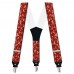 Bretele personalizate, model tematic Craciun, design reni jucausi