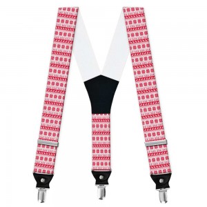 Bretele pantaloni personalizate design reni, model traditional