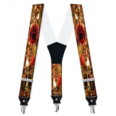 Bretele personalizate, model decorațiuni Crăciun