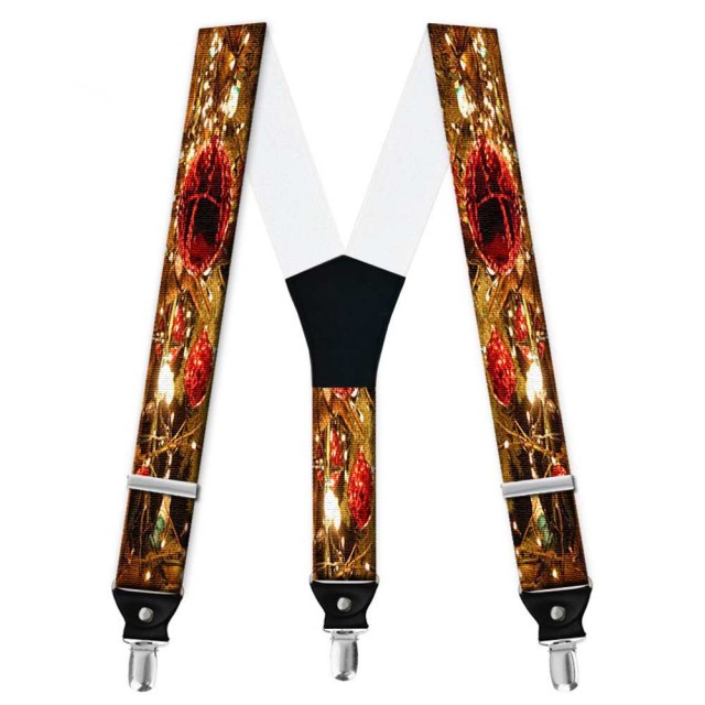 Bretele personalizate, model decorațiuni Crăciun