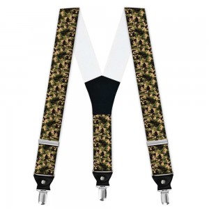 Bretele personalizate, model camuflaj Woodland	
