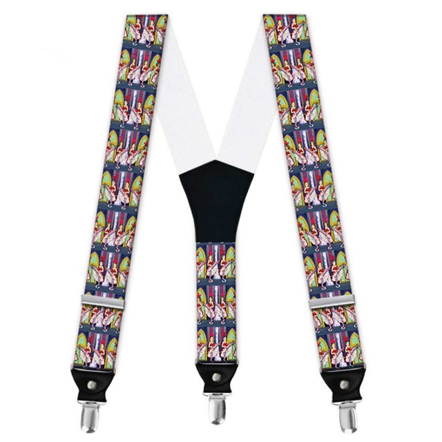 Bretele pantaloni personalizate, dansuri cabaret