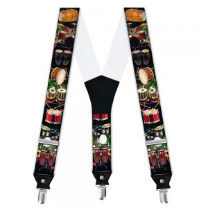 Bretele pantaloni personalizate, instrumente muzicale de percutie