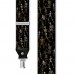 Bretele bărbați, imprimeu "Halloween Skeleton"