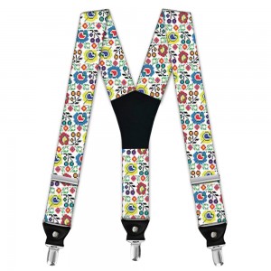 Bretele barbati, imprimeu "Traditional Floral Multicolor"