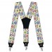 Bretele barbati, imprimeu "Traditional Floral Multicolor"