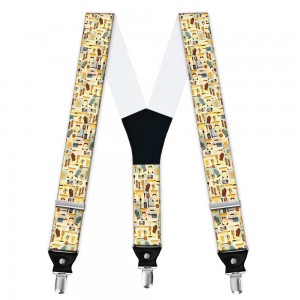 Bretele personalizate, model ustensile bucatarie