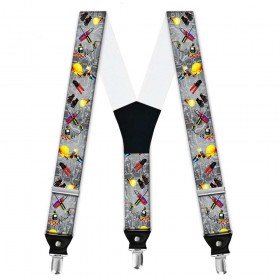 Bretele personalizate, model unelte electrician