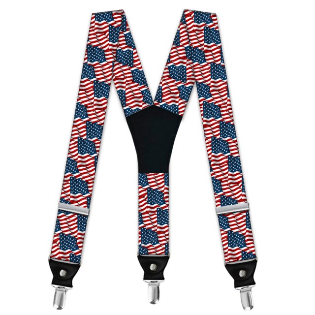Bretele barbati personalizate, model "Steagul Americii"