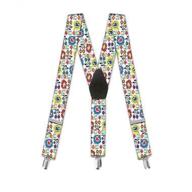 Bretele copii, imprimeu "Traditional Floral Multicolor"