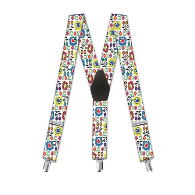 Bretele copii, imprimeu "Traditional Floral Multicolor"